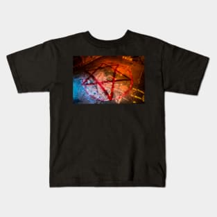 Sacrificial Pentagram, Star Polygon Kids T-Shirt